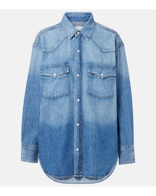 Citizens of Humanity Blue Kayla Denim Shirt