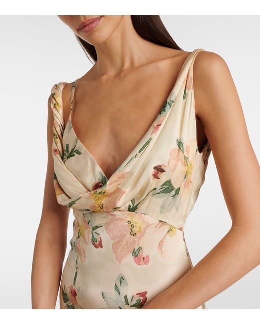 Totême  Metallic Maxikleid