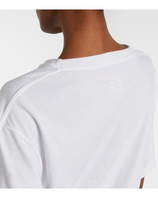 Loewe White Logo Jersey T-Shirt