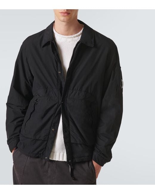 C P Company Blue Technical Field Jacket for men
