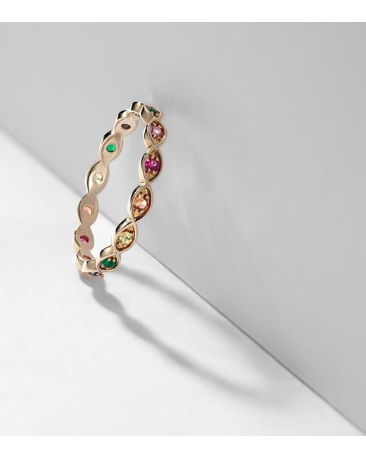 Sydney Evan Metallic Marquis 14kt Yellow Gold Ring