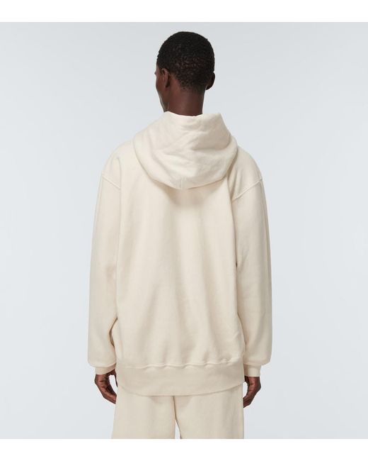 Les Tien Multicolor Cropped Hooded Sweatshirt for men