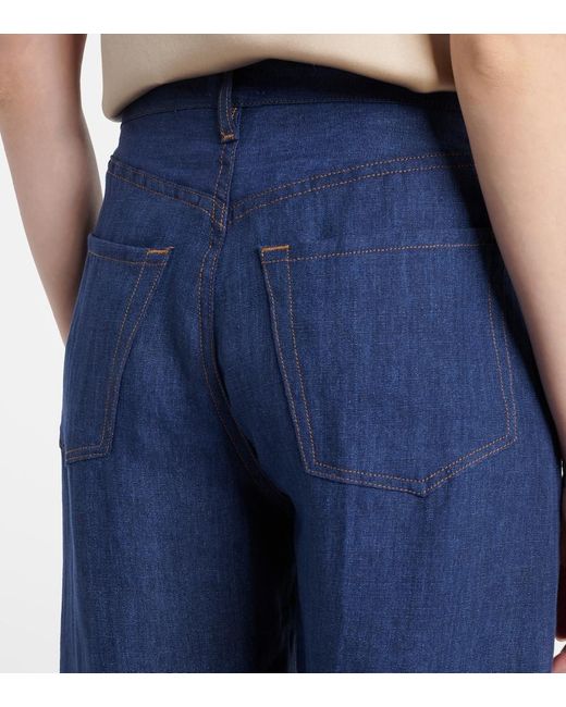 X Argent Jeans Anchos Ayla De Tiro Medio Citizens of Humanity de color Blue