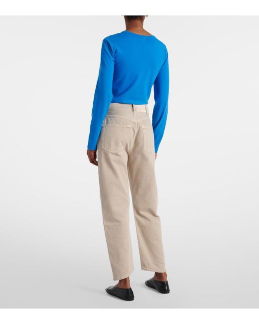 Citizens of Humanity Natural Dahlia Mid-Rise Straight Jeans