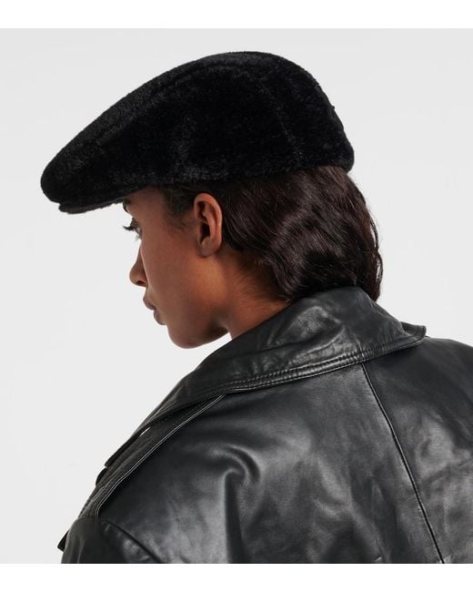 Ruslan Baginskiy Black Logo Flat Cap