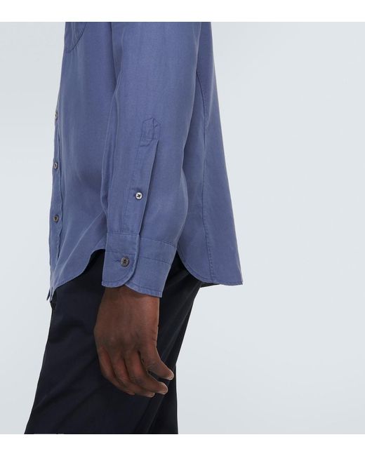 Tom Ford Blue Leisure Shirt for men