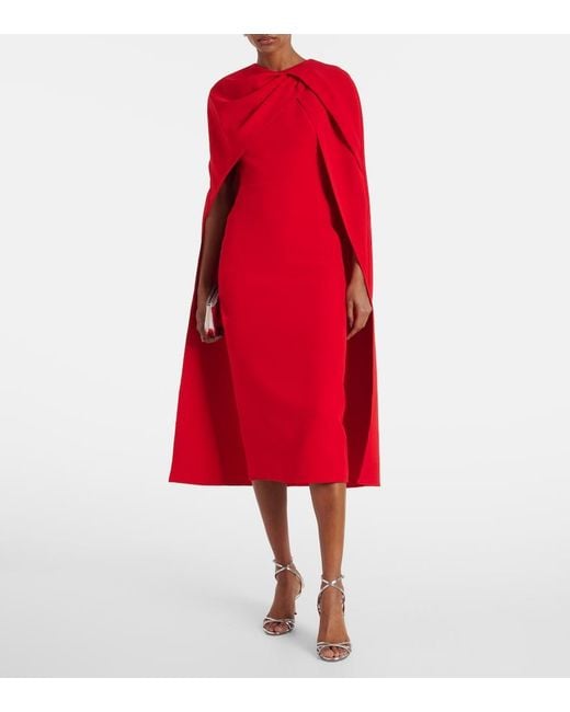 Robe Midi Safiyaa en coloris Red