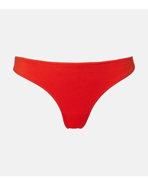 Eres Red Minimum Bikini Bottoms