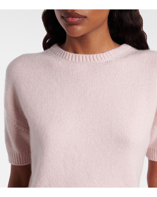 Khaite Pink Golden Cashmere Sweater