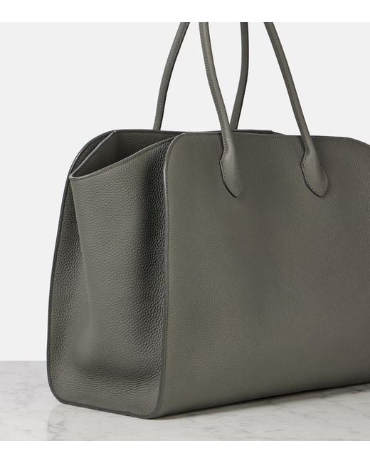 The Row Black Tote Bag Marlo 17 Aus Leder