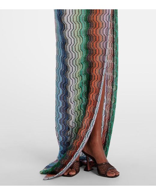 Missoni Blue Wave Lame Beach Cover-Up