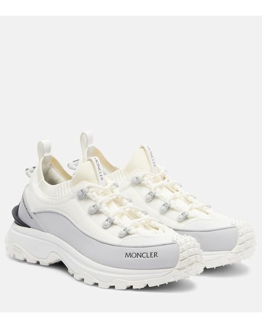 Moncler White Trailgrip Lite3 Sneakers