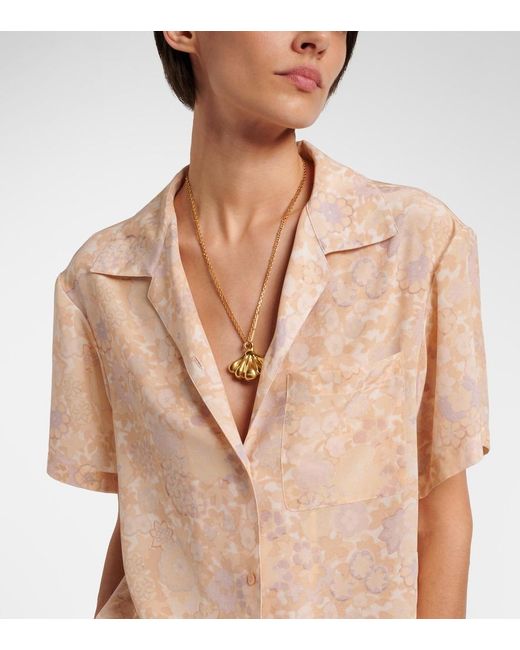 Chloé Metallic Halskette Shell