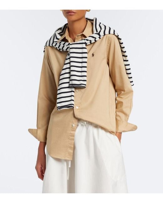 Polo Ralph Lauren Natural Cotton Poplin Shirt