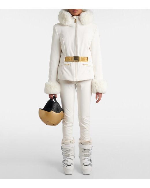 Goldbergh White Paris Stirrup Ski Pants