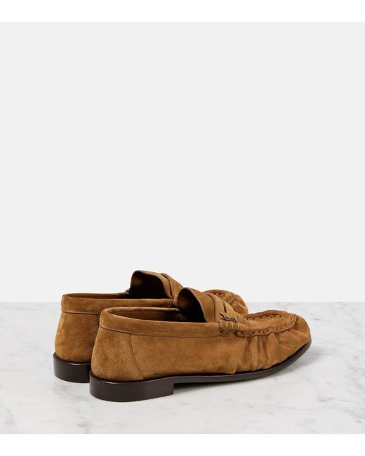 Saint Laurent Brown Loafers