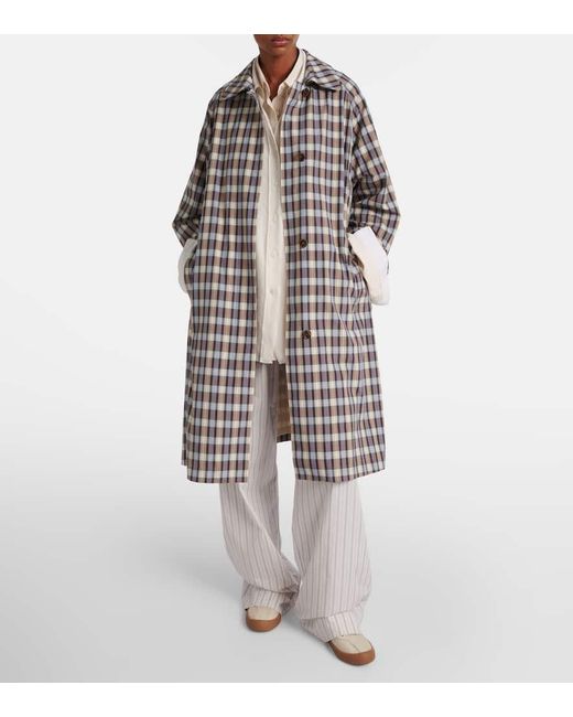 Pantalon Ample Hypnosta En Coton The Row en coloris White