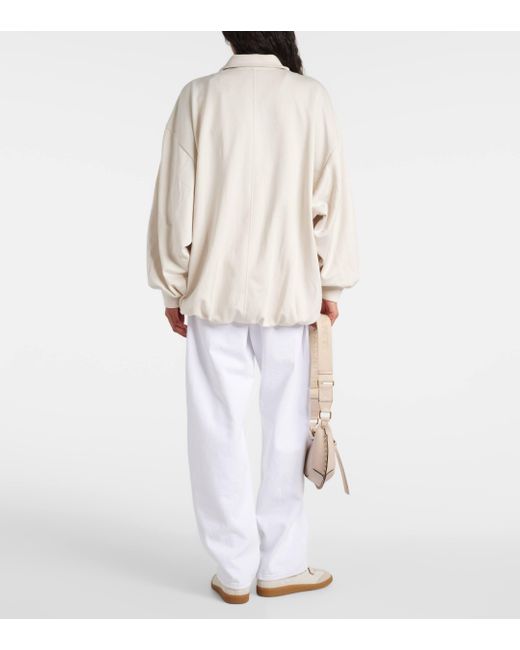 Veste de survetement Rejane oversize Isabel Marant en coloris White