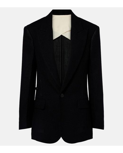 Blazer Phoebe Philo de color Black