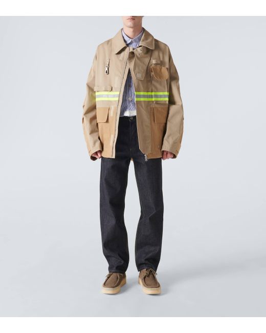 Veste Triple Layer en coton melange Junya Watanabe pour homme en coloris Natural