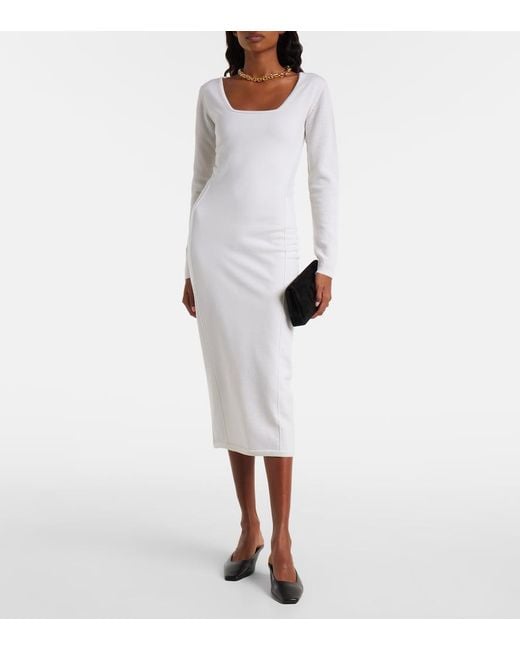 Abito Midi Sophia di Max Mara in White