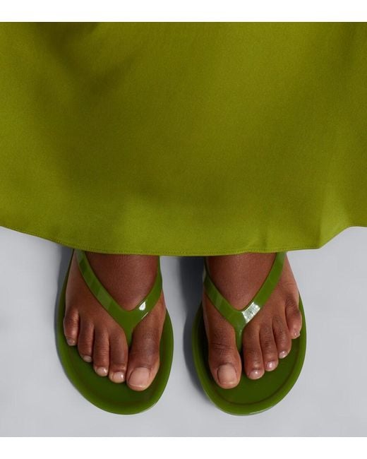 Christopher Esber Green Jo Thong Sandals