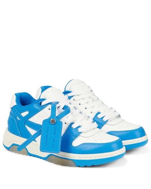 Off-White c/o Virgil Abloh Out Of Office Leather Sneakers in White ...
