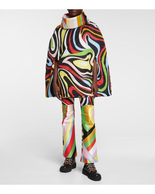 X Fusalp Poncho Marmo Emilio Pucci de color Green