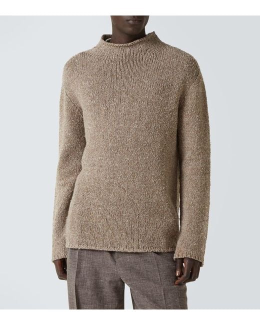 The Row Brown Ryoko Cotton Sweater for men