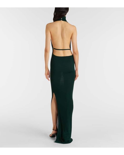 AYA MUSE Women's Green Draped Jersey Gown - www.desnorhaar.be AYA MUSE Women's Green Draped Jersey Gown - www.desnorhaar.be