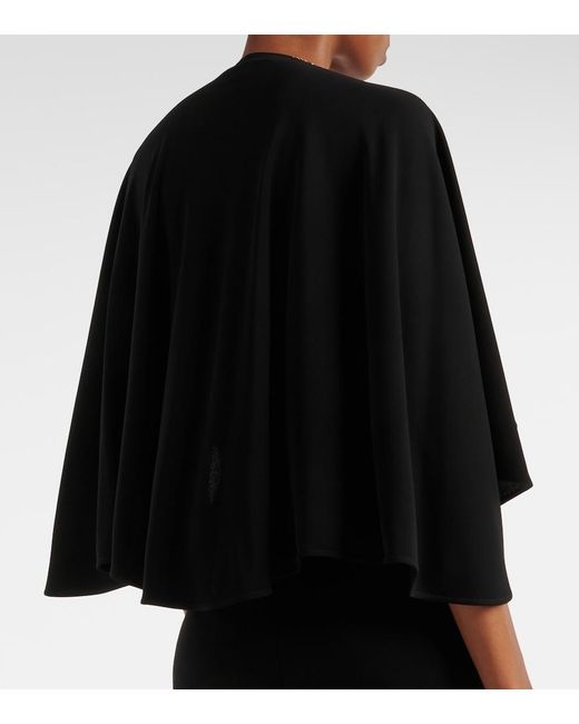 Chloé Black Caped Gown