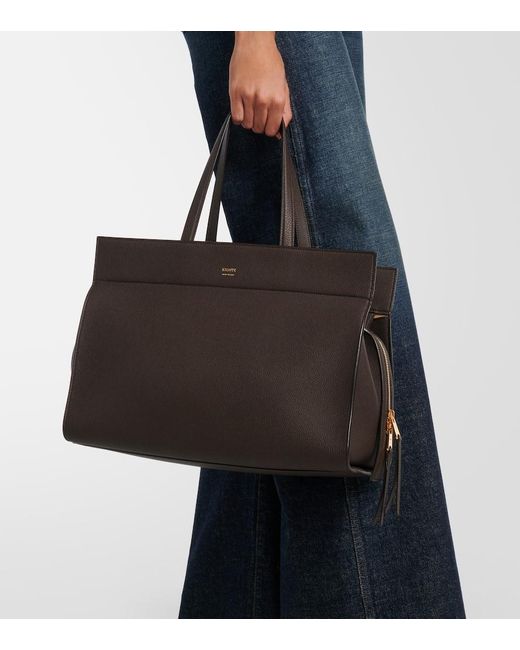 Borsa Crosby di Khaite in Brown