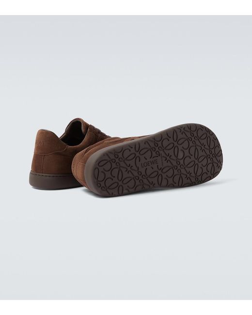 Loewe Sneakers Jambo Aus Veloursleder in Brown für Herren
