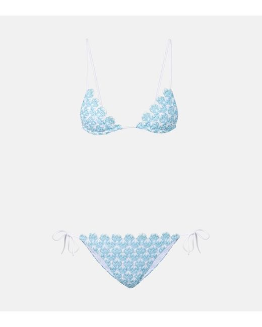 Missoni Blue Crochet Bikini