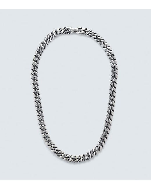 David Yurman Metallic Sterling Chain Necklace for men