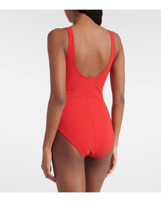 Karla Colletto Red Basics Swimsuit