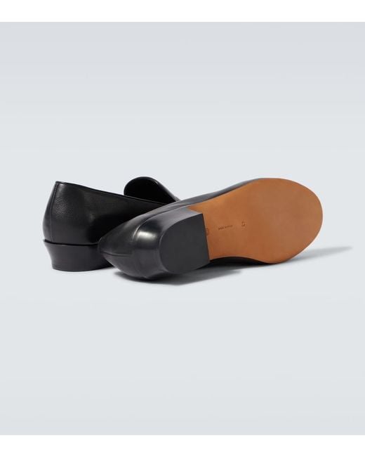 The Row Slip-Ons Hereditas Aus Leder in Black für Herren