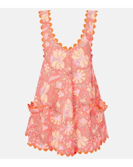 Abito Corto di Juliet Dunn in Pink