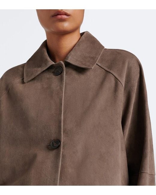 Arma Brown Judy Suede Coat