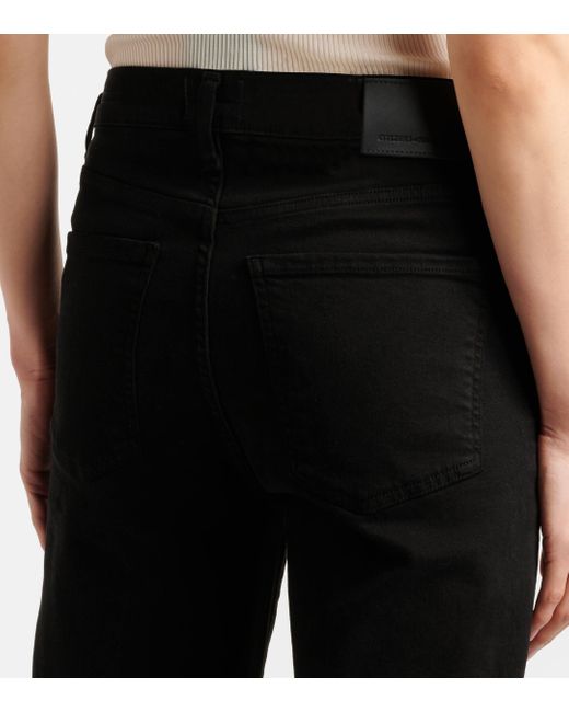 Citizens of Humanity Black Caia Straight Jeans