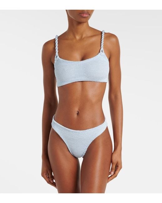 Hunza G Blue Phoebe Bikini