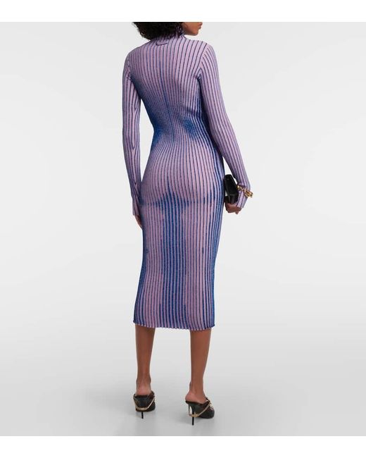 Vestito Midi di Jean Paul Gaultier in Purple