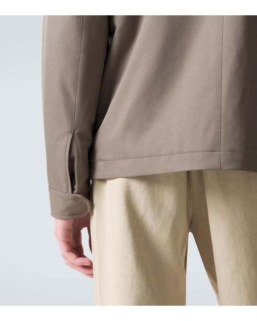 Zegna Brown Motorin 125Cc Technical Field Jacket for men