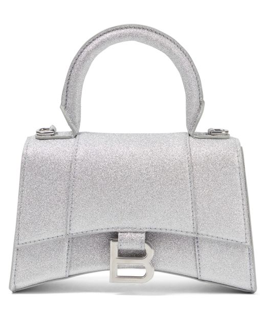 balenciaga triangle glitter bag