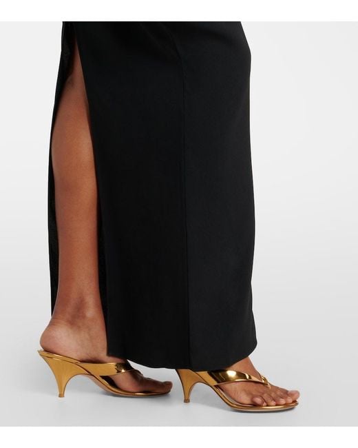 Taller Marmo Black Beistegui Cutout Maxi Dress