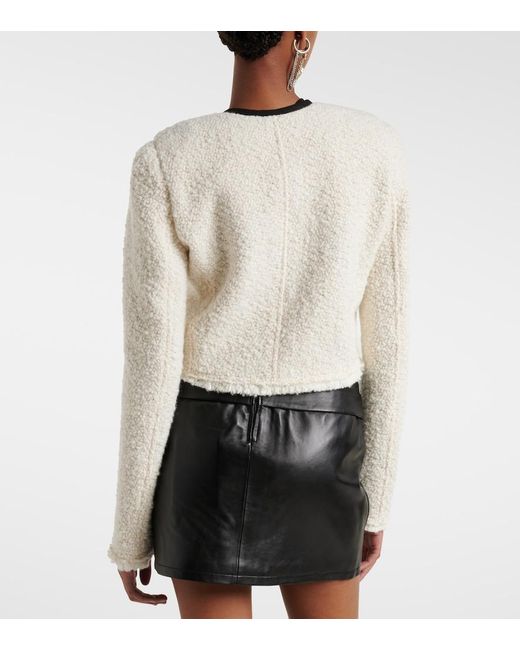 Isabel Marant White Gradilia Boucle Jacket