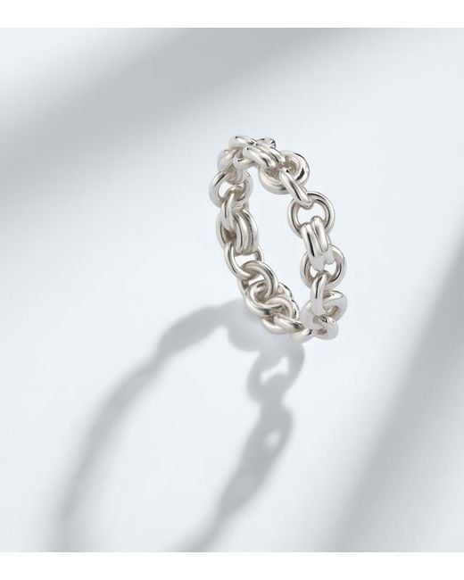 Spinelli Kilcollin Metallic Fused Serpens Medium 925 Sterling Ring for men