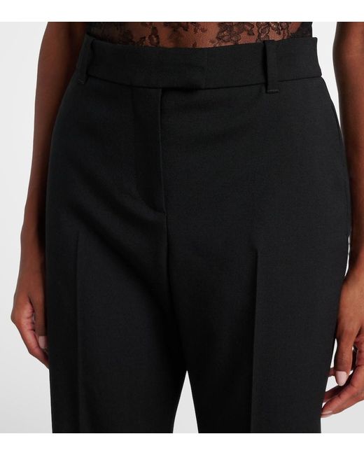 Alexander McQueen Blue Wool Gabardine Suit Pants