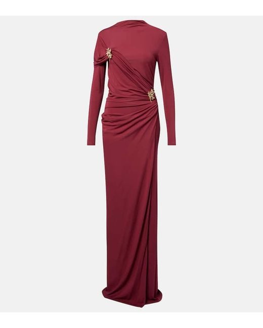 Robe Longue Izadora A Ornements Jonathan Simkhai en coloris Red