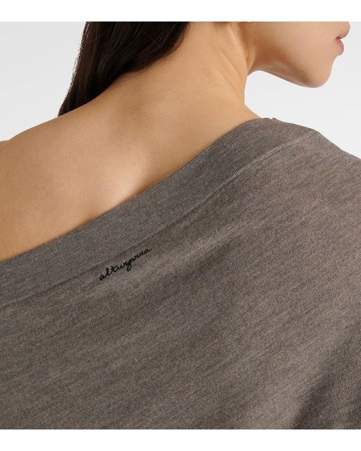 Jersey Grainge De Cachemir Altuzarra de color Gray